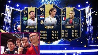 ВСЕ TOTY,КОТОРЫХ ВЫЛОВИЛИ НАШИ ФИФЕРЫ В FIFA 19 || TOTY IN A PACK