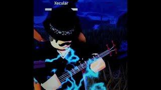 Footage Of Xecular Playing the electric guitar - Roblox The Wild West Gameplay