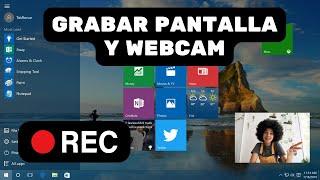 Cómo Grabar pantalla y Webcam (OBS Studio tutorial) TUTORIAL COMPLETO y FÁCIL 