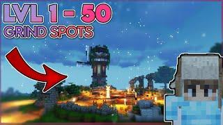 A Guide to the BEST Wynncraft Grind Spots up to level 50