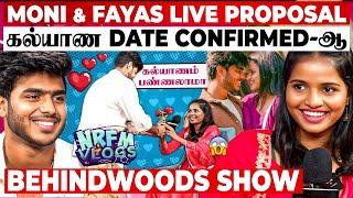 Moni & Fayas கல்யாண Date-ஆ?Stage-ல Live ProposalRomantic-காக மாறிய NRFM Couple Interview