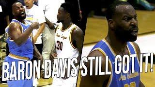 NICK YOUNG VS BARON DAVIS at the DREW LEAGUE! Baron Davis Shows He Still Got HANDLES!!!