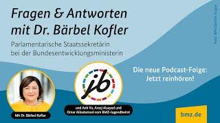 Podcast mit Dr. Bärbel Kofler und dem BMZ-Jugendbeirat