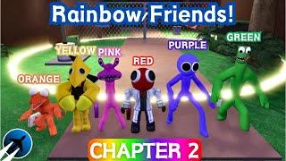 The RAINBOW FRIENDS PLAY Rainbow Friends chapter 2! (Roblox RF)