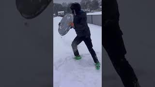 HOOD SLEDDING ️!!!!!!!!! #funny #comedy