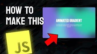 How To Make A Liquid Gradient Animated Background With HTML Canvas