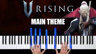 V Rising Theme - Vampires Rising - Piano Tutorial