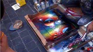 Amazing Street Artist - Amazing Street Art Painting - Spray Paint Art