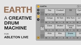 EARTH: A Powerful Drum Machine for Ableton Live