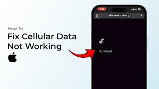 How To Fix Cellular Data Not Working on iPhone (iOS 18)?