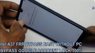 Itel A37 FRP BYPASS EASY WITHOUT PC BYPASS GOOGLE ACCOUNT LOCK 100%.mp4