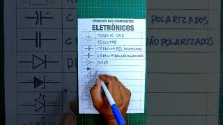 Principais Símbolos dos componentes eletrônicos #eletrônica