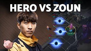 herO does a Troll Build in the Playoffs! vs Zoun | $10,000 PiGFest 5.0 (Bo7 PvP) - StarCraft 2