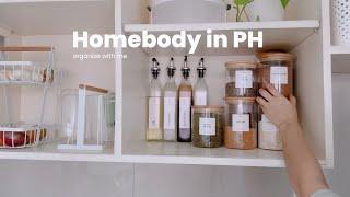 homebody in the philippines | aesthetic vlog | organizing kitchen | unboxing ft. acefast