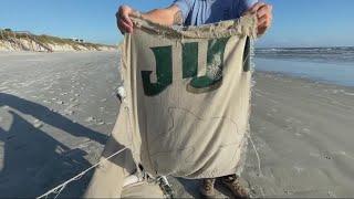 Strange contraption washes up on beach, turns out to be a piece of scientific equipment