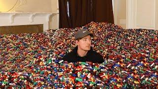 I Put 10 Million Legos in Friend's House