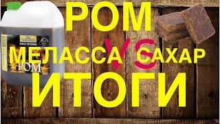 Какой ром лучше? Из мелассы или тростникового сахара сырца. Подведение итогов