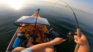 Summer Scorcher Sunrise Fishing in the Western Long Island Sound! Kayak Fishing