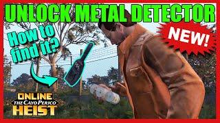 How To Unlock The Metal Detector - BURIED STASHES ON CAYO PERICO | GTA 5 ONLINE