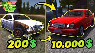 $200 MERCEDES W210 after ACCIDENT! | My Summer Car #94