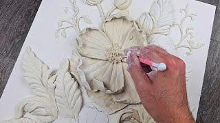 Tutorial on how to create a beautiful bas relief for your interior