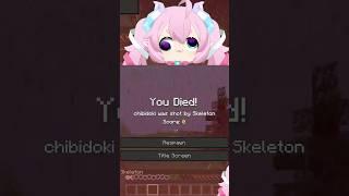Chibi RAGES in Minecraft  #shorts #chibidoki #vtuber
