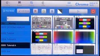 Chroma 8K 2238 VPG Tutorial Video  - Program Settings -