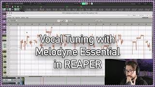 Vocal Tuning with Melodyne Essential in REAPER (ARA2)