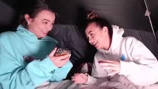 24 Hour Overnight Camping Challenge in Our Back Yard - Merrell Twins