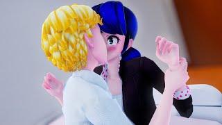 【MMD Miraculous】Kiss Scene (Adrienette)【60fps】