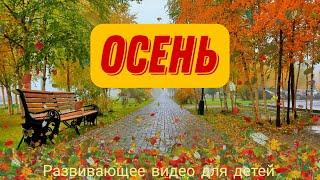  ОСЕНЬ. Лексическая тема "ОСЕНЬ". Признаки осени для детей. Развивающее видео.