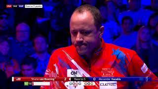 Shane Van Boening vs Alex Kazakis | Day Four | 2019 Mosconi Cup