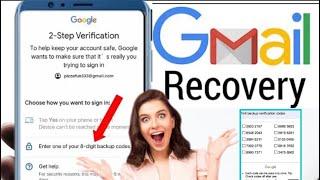 8 digit backup code gmail || google account recovery  8 digit backup code | Tech jeyni