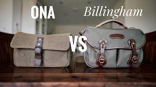 Ona VS Billingham - Who makes the best Compact Camera Bag?