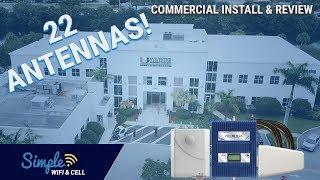 WilsonPro Signal Booster Review And Installation On A Commercial Building