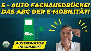 Das  ABC der E-Mobilität. Alle Fachausdrücke und Abkürzungen erklärt.