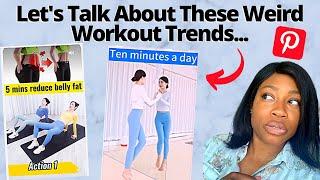 Personal Trainer REACTS To Pinterest Fitness FAILS | Weird Workout Edition!