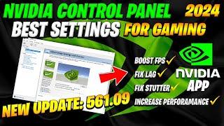 Nvidia Control Panel New update 561.09 (2024 FOR Best Setting Gaming)