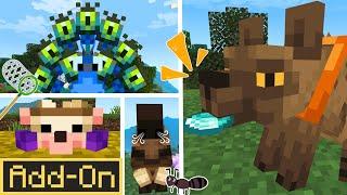 10 BRAND NEW Animals in Minecraft's Naturalist Add-On for Bedrock!  (130+ Animals!)