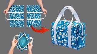 The simplest way to sew a DIY travel quilted bag easily!