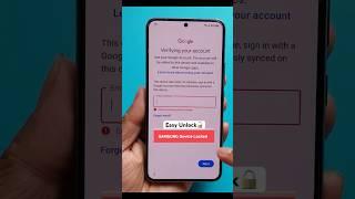 Unlock FRP Samsung Google Account FRP Bypass Super Easy 2025 Android 14 | 15 #samsungfrp #frpunlock