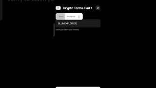 Crypto Terms. Part 1 Code Blum #crypto #airdrop #blum #blumcoin #blumtoken #blumcode