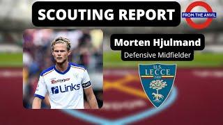 Scouting Report: Morten Hjulmand (Defensive Midfielder, Leece/Denmark)