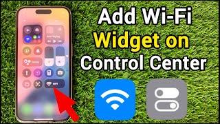 How to Add Separate WiFi Toggle on iPhone Control Center