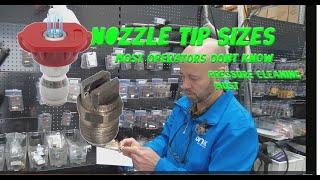 Nozzle Tips and Sizes to Suit Your Pressure Washer | Lets Learn Some Basics about Pressure Cleaners