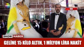 Geline 15 kilo altın, 1 milyon lira nakit