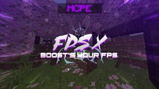 FPSX A Fps Boosting Texture Pack For Mcpe 1.20