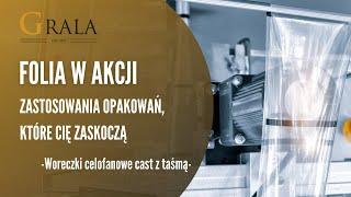 Folia w akcji: Woreczki celofanowe cast z taśmą