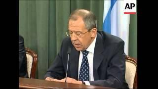 Lavrov meeting Finnish counterpart, comments on Georgia