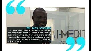 Max Shares his Experience after Completing CCNA Security training from I-Medita